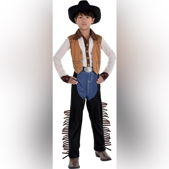 Cowboy Child Costume NWT LARGE - Picture 2 of 5
